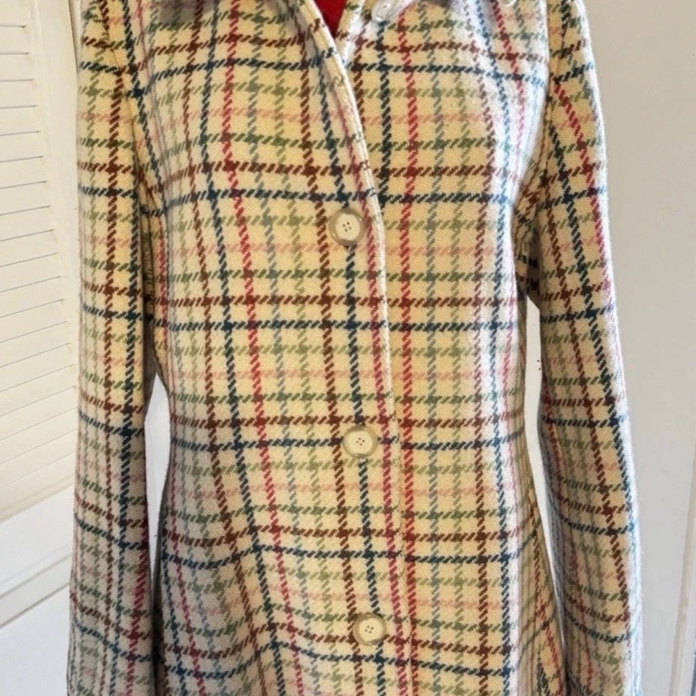 Coach Multicolor Wool Peacoat